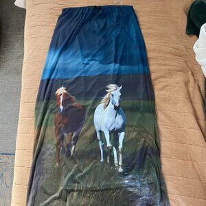 Dressed in Lala Freedom Calls Mesh Maxi Skirt - Large